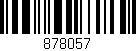 Código de barras (EAN, GTIN, SKU, ISBN): '878057'