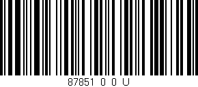 Código de barras (EAN, GTIN, SKU, ISBN): '87851_0_0_U'
