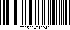 Código de barras (EAN, GTIN, SKU, ISBN): '8785334919243'