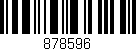 Código de barras (EAN, GTIN, SKU, ISBN): '878596'