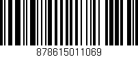 Código de barras (EAN, GTIN, SKU, ISBN): '878615011069'