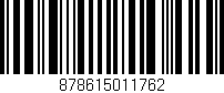 Código de barras (EAN, GTIN, SKU, ISBN): '878615011762'