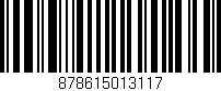 Código de barras (EAN, GTIN, SKU, ISBN): '878615013117'