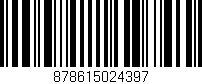 Código de barras (EAN, GTIN, SKU, ISBN): '878615024397'