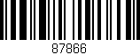 Código de barras (EAN, GTIN, SKU, ISBN): '87866'