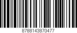 Código de barras (EAN, GTIN, SKU, ISBN): '8788143870477'