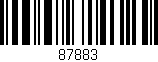 Código de barras (EAN, GTIN, SKU, ISBN): '87883'