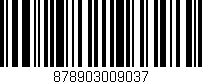 Código de barras (EAN, GTIN, SKU, ISBN): '878903009037'