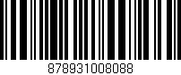 Código de barras (EAN, GTIN, SKU, ISBN): '878931008088'