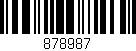 Código de barras (EAN, GTIN, SKU, ISBN): '878987'
