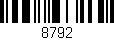 Código de barras (EAN, GTIN, SKU, ISBN): '8792'