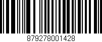 Código de barras (EAN, GTIN, SKU, ISBN): '879278001428'