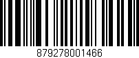 Código de barras (EAN, GTIN, SKU, ISBN): '879278001466'