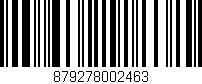 Código de barras (EAN, GTIN, SKU, ISBN): '879278002463'
