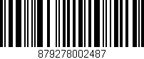 Código de barras (EAN, GTIN, SKU, ISBN): '879278002487'