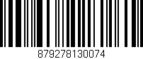 Código de barras (EAN, GTIN, SKU, ISBN): '879278130074'