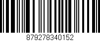 Código de barras (EAN, GTIN, SKU, ISBN): '879278340152'