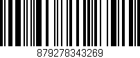 Código de barras (EAN, GTIN, SKU, ISBN): '879278343269'