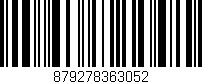 Código de barras (EAN, GTIN, SKU, ISBN): '879278363052'