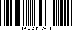 Código de barras (EAN, GTIN, SKU, ISBN): '8794340107520'