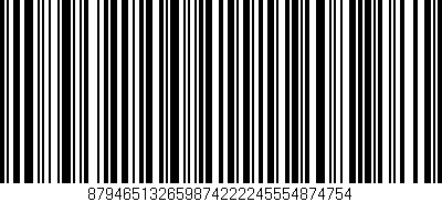 Código de barras (EAN, GTIN, SKU, ISBN): '879465132659874222245554874754'