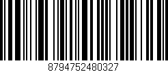 Código de barras (EAN, GTIN, SKU, ISBN): '8794752480327'