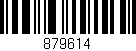 Código de barras (EAN, GTIN, SKU, ISBN): '879614'