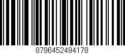 Código de barras (EAN, GTIN, SKU, ISBN): '8796452494178'
