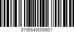 Código de barras (EAN, GTIN, SKU, ISBN): '8796649000601'