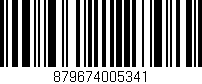 Código de barras (EAN, GTIN, SKU, ISBN): '879674005341'
