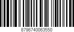 Código de barras (EAN, GTIN, SKU, ISBN): '8796740063550'
