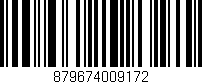 Código de barras (EAN, GTIN, SKU, ISBN): '879674009172'