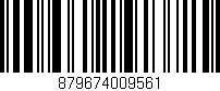 Código de barras (EAN, GTIN, SKU, ISBN): '879674009561'