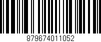 Código de barras (EAN, GTIN, SKU, ISBN): '879674011052'