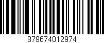 Código de barras (EAN, GTIN, SKU, ISBN): '879674012974'
