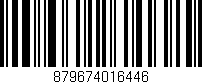 Código de barras (EAN, GTIN, SKU, ISBN): '879674016446'
