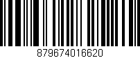 Código de barras (EAN, GTIN, SKU, ISBN): '879674016620'