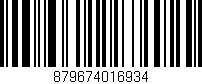 Código de barras (EAN, GTIN, SKU, ISBN): '879674016934'