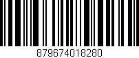 Código de barras (EAN, GTIN, SKU, ISBN): '879674018280'