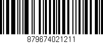 Código de barras (EAN, GTIN, SKU, ISBN): '879674021211'