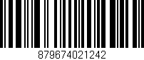 Código de barras (EAN, GTIN, SKU, ISBN): '879674021242'