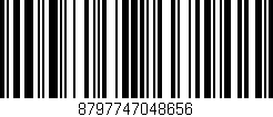 Código de barras (EAN, GTIN, SKU, ISBN): '8797747048656'