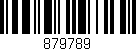 Código de barras (EAN, GTIN, SKU, ISBN): '879789'