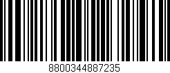 Código de barras (EAN, GTIN, SKU, ISBN): '8800344887235'