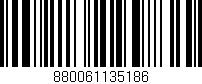 Código de barras (EAN, GTIN, SKU, ISBN): '880061135186'