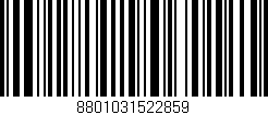 Código de barras (EAN, GTIN, SKU, ISBN): '8801031522859'