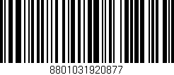 Código de barras (EAN, GTIN, SKU, ISBN): '8801031920877'