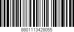 Código de barras (EAN, GTIN, SKU, ISBN): '8801113428055'