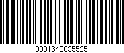 Código de barras (EAN, GTIN, SKU, ISBN): '8801643035525'