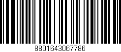 Código de barras (EAN, GTIN, SKU, ISBN): '8801643067786'